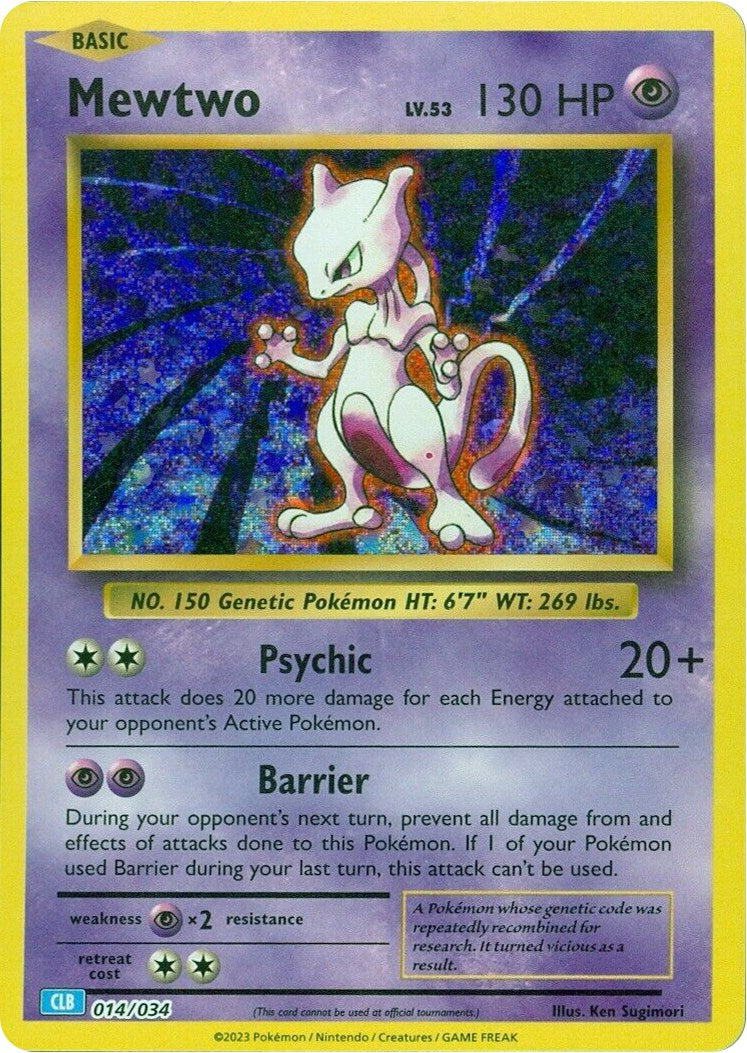 Mewtwo [Trading Card Game Classic] | Exor Games Bridgewater