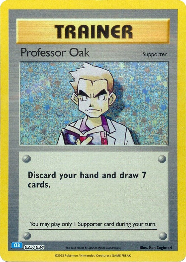 Professor Oak (CLB) [Trading Card Game Classic] | Exor Games Bridgewater