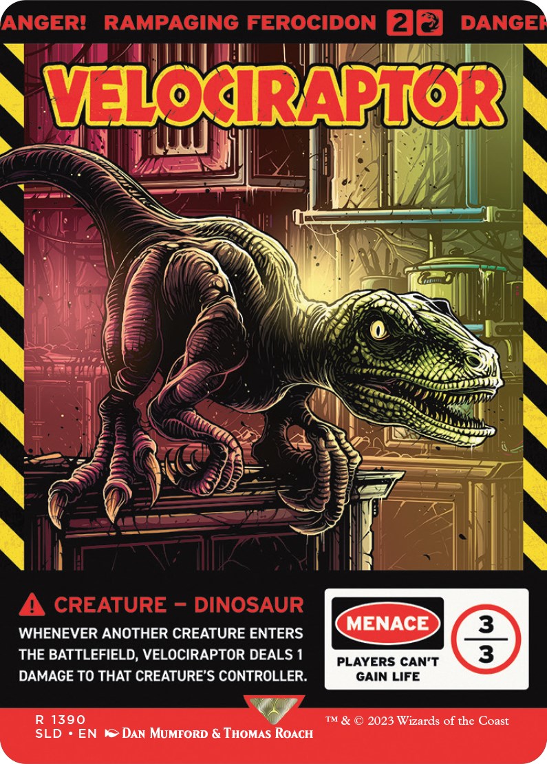 Velociraptor - Rampaging Ferocidon [Secret Lair Drop Series] | Exor Games Bridgewater