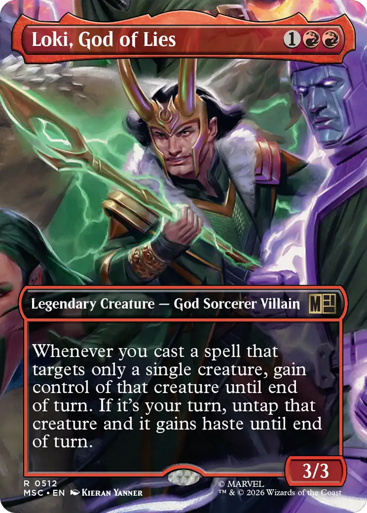 Loki, God of Lies (Borderless) [Marvel Super Heroes Commander] | Exor Games Bridgewater