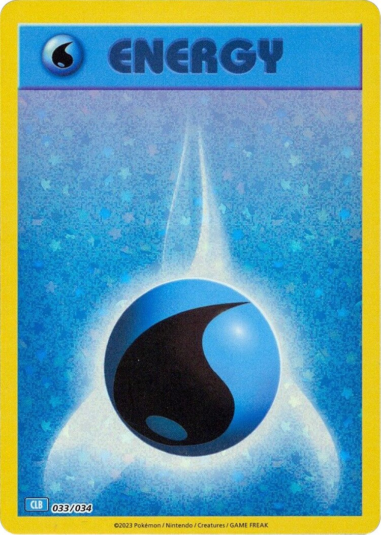 Basic Water Energy [Trading Card Game Classic] | Exor Games Bridgewater