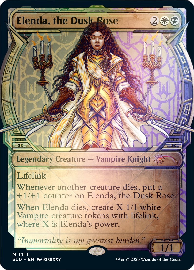 Elenda, the Dusk Rose (Rainbow Foil) [Secret Lair Drop Series] | Exor Games Bridgewater