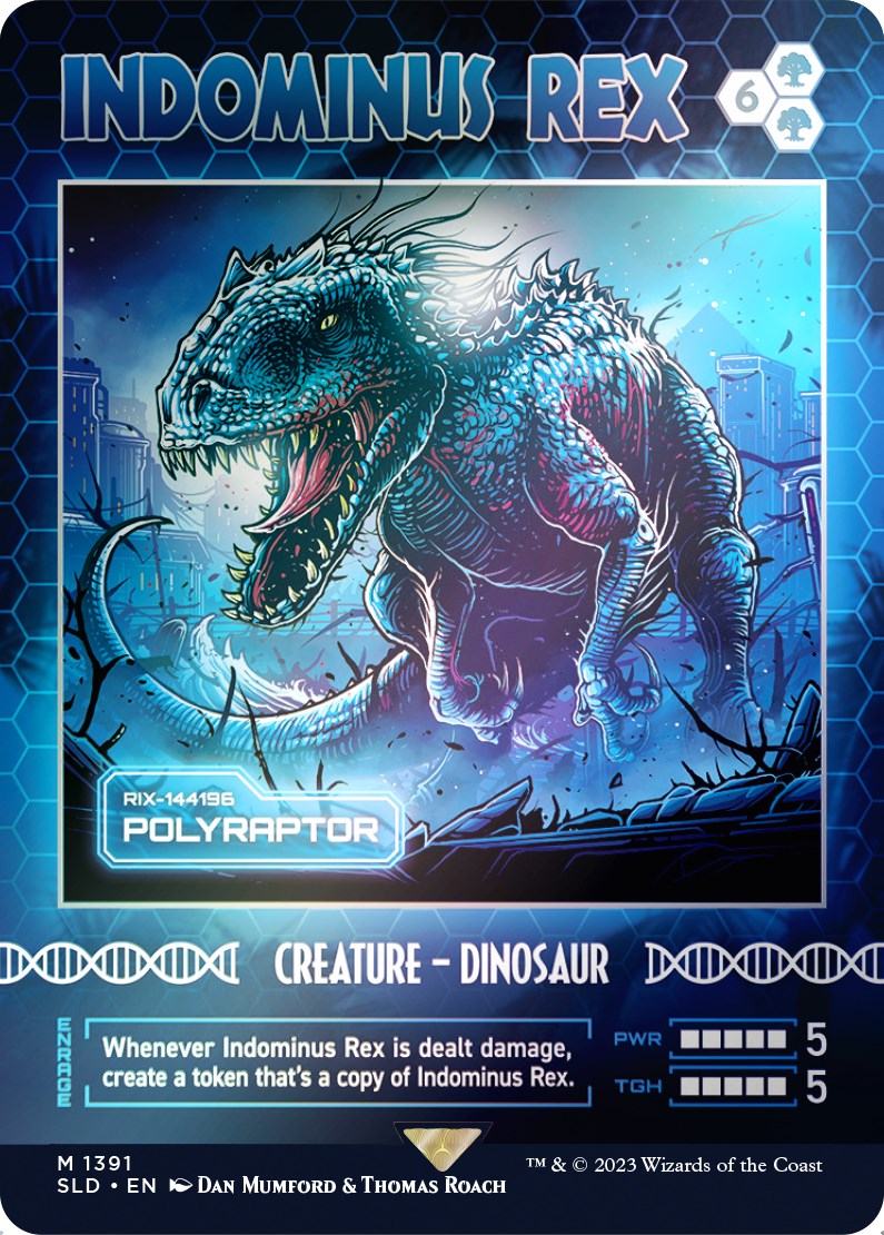 Indominus Rex - Polyraptor (Rainbow Foil) [Secret Lair Drop Series] | Exor Games Bridgewater
