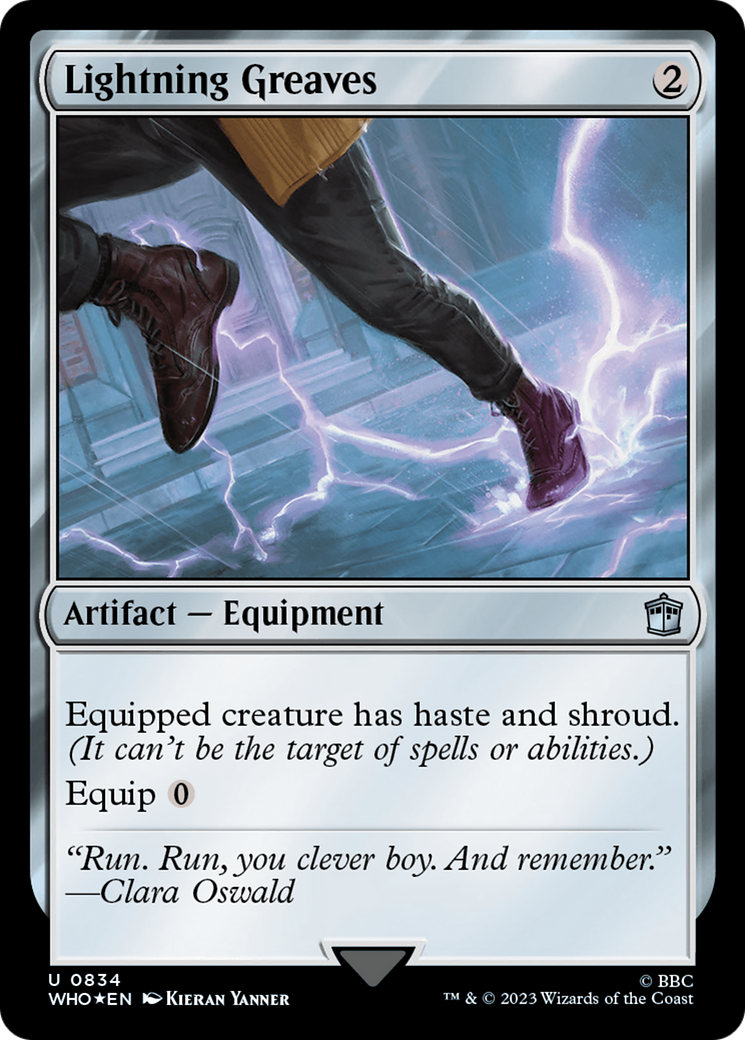 Lightning Greaves (Surge Foil) [Doctor Who] | Exor Games Bridgewater