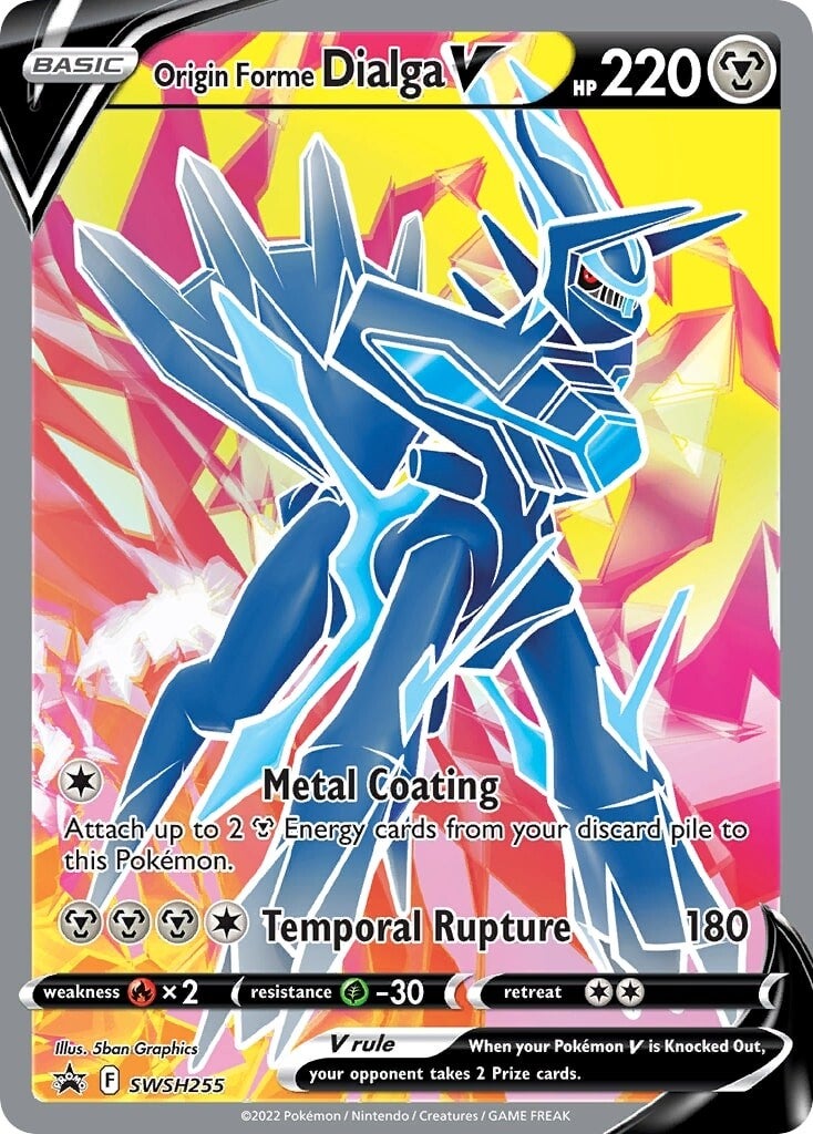 Origin Forme Dialga V (SWSH255) [Sword & Shield: Black Star Promos] | Exor Games Bridgewater
