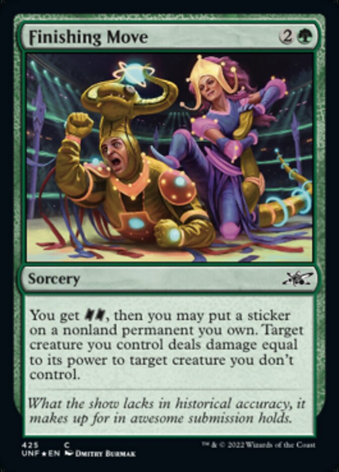 Finishing Move (Galaxy Foil) [Unfinity] | Exor Games Bridgewater