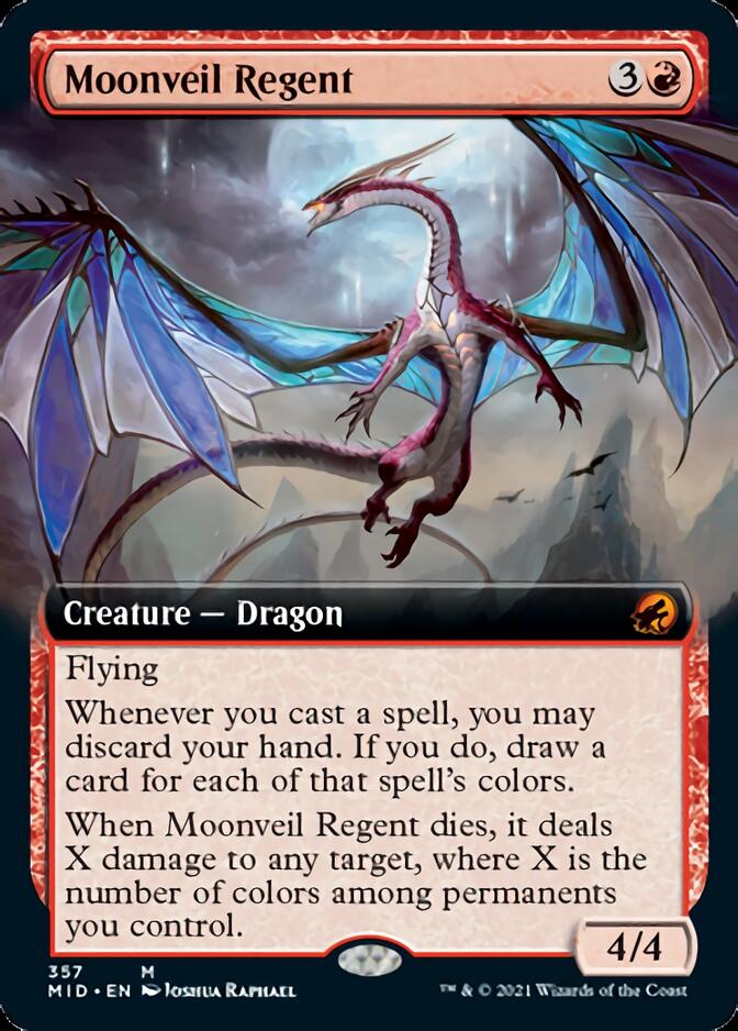 Moonveil Regent (Extended Art) [Innistrad: Midnight Hunt] | Exor Games Bridgewater