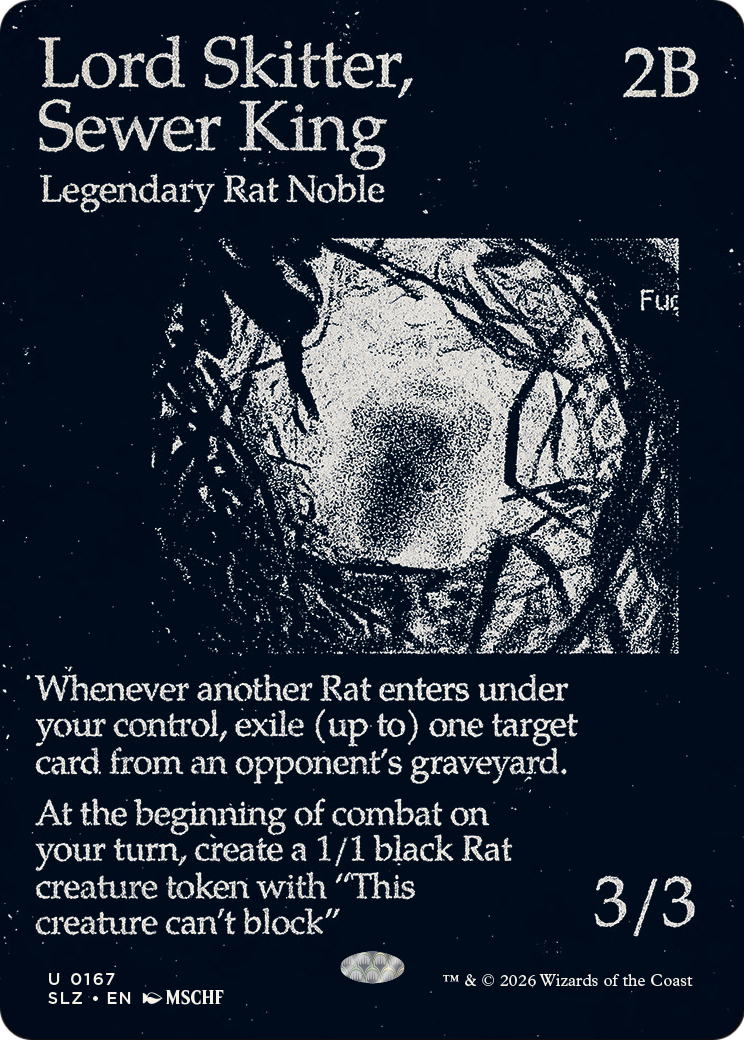 Lord Skitter, Sewer King (0167) [Secret Lair x MSCHF: The Zeta Set] | Exor Games Bridgewater