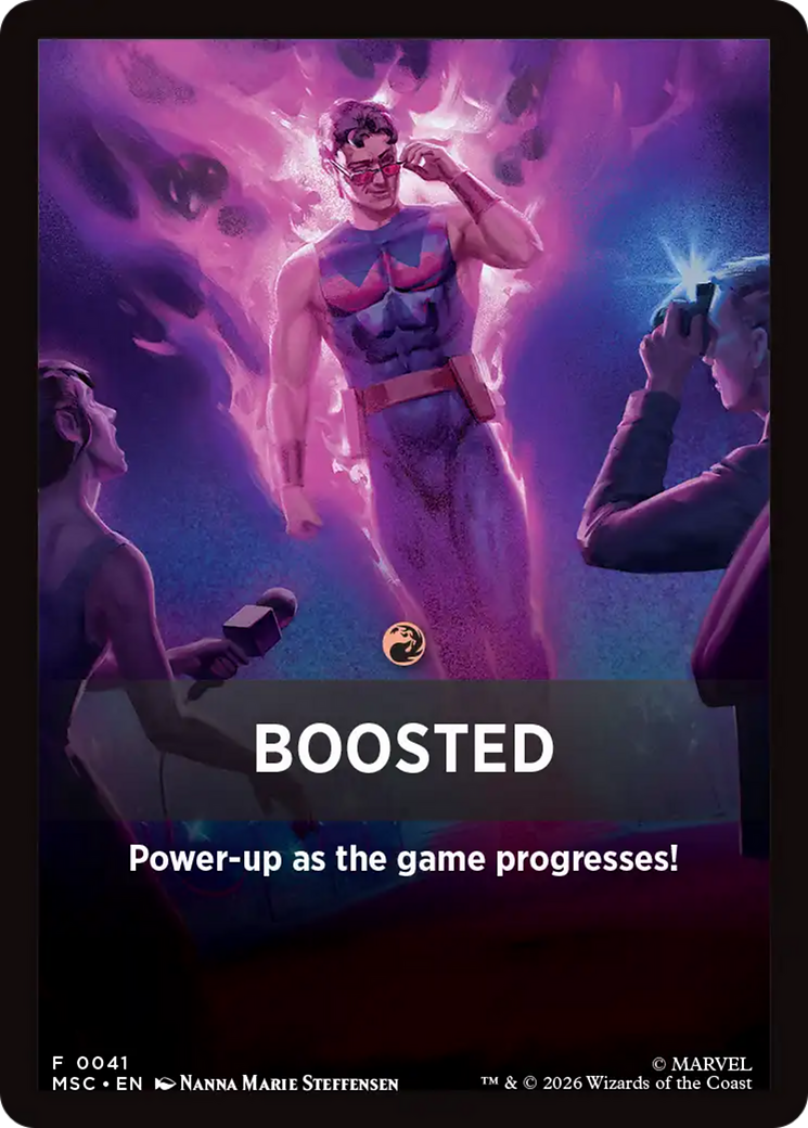 Boosted Theme Card [Marvel Super Heroes Commander] | Exor Games Bridgewater
