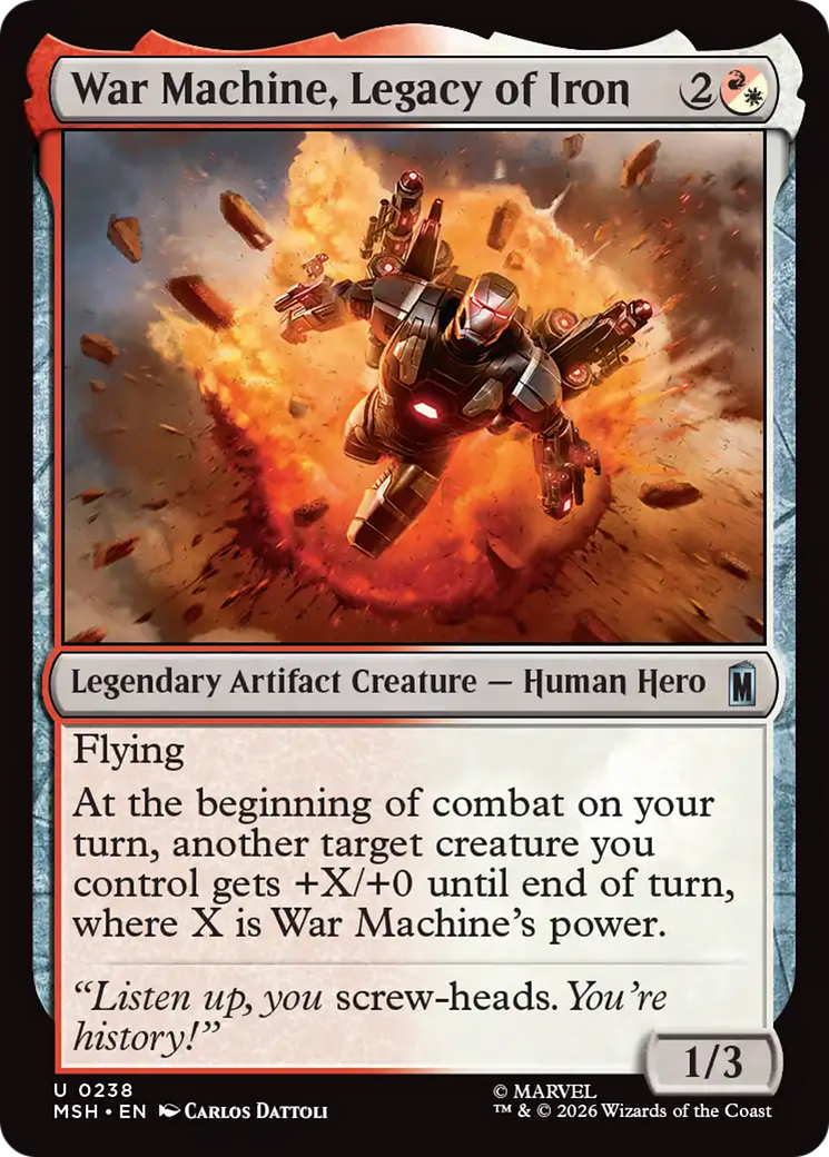 War Machine, Legacy of Iron [Marvel Super Heroes] | Exor Games Bridgewater