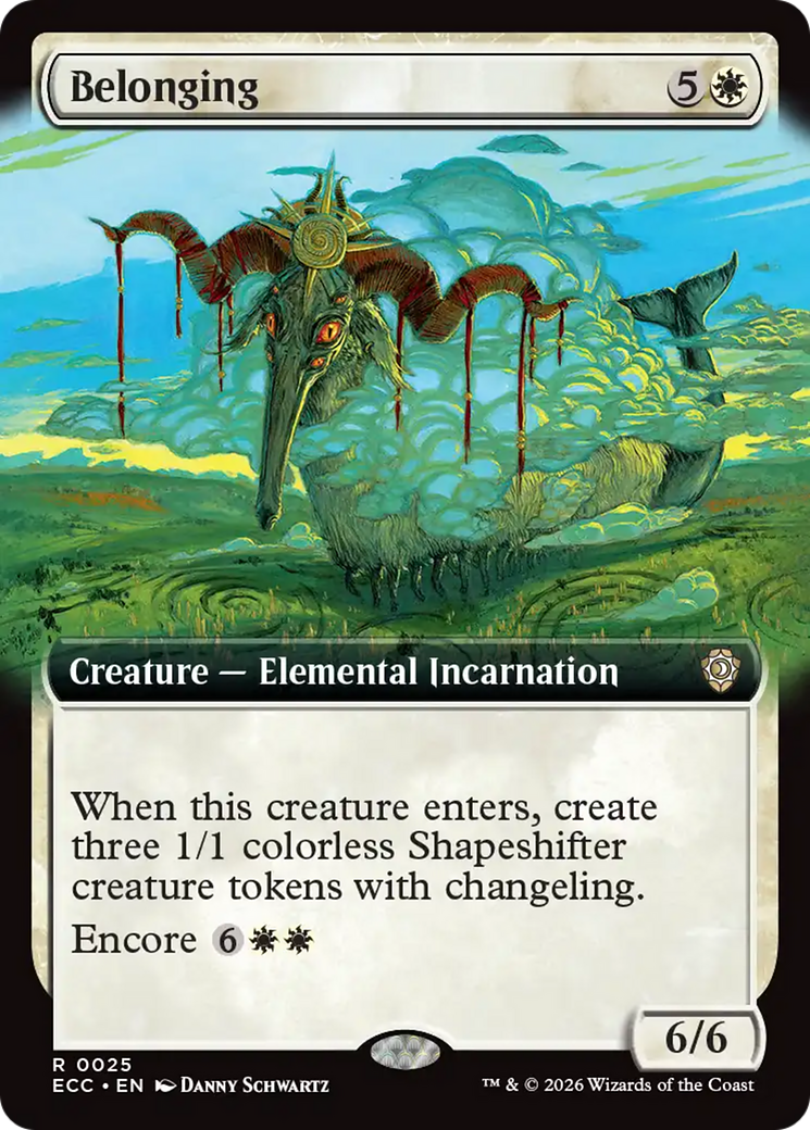 Belonging (Extended Art) [Lorwyn Eclipsed Commander] | Exor Games Bridgewater