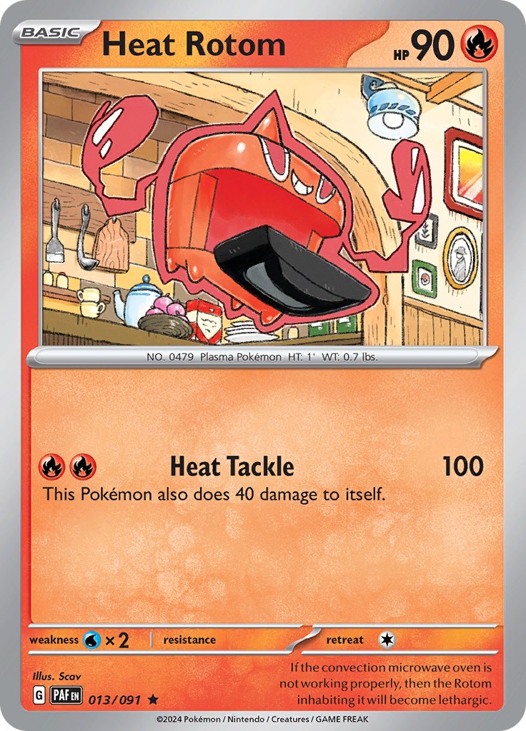 Heat Rotom (013/091) [Scarlet & Violet: Paldean Fates] | Exor Games Bridgewater