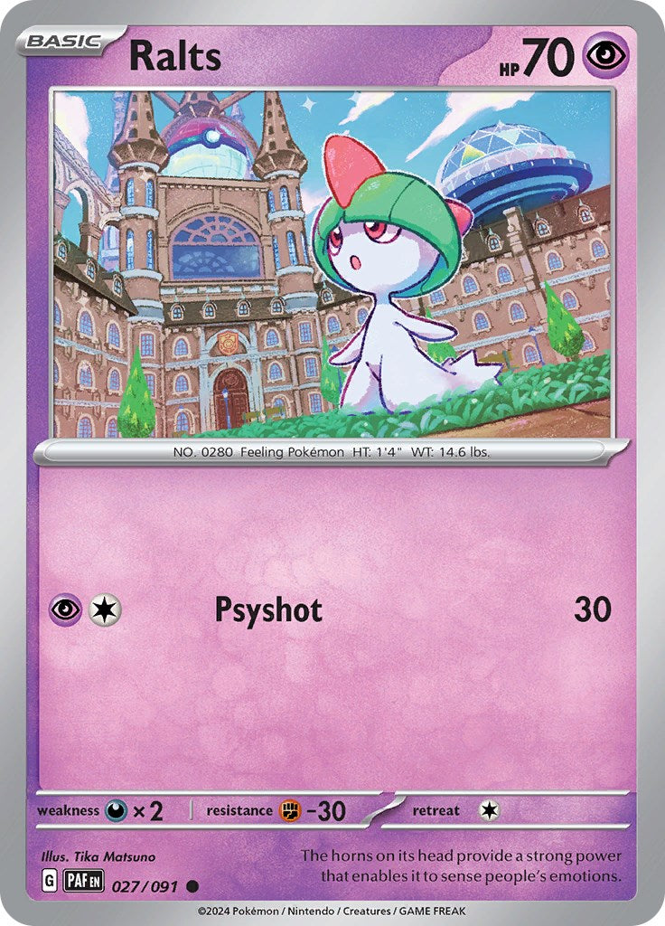 Ralts (027/091) [Scarlet & Violet: Paldean Fates] | Exor Games Bridgewater