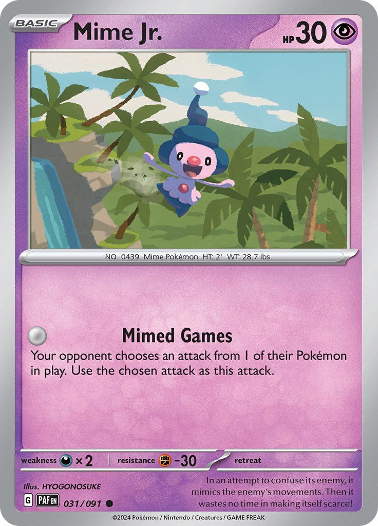 Mime Jr. (031/091) [Scarlet & Violet: Paldean Fates] | Exor Games Bridgewater