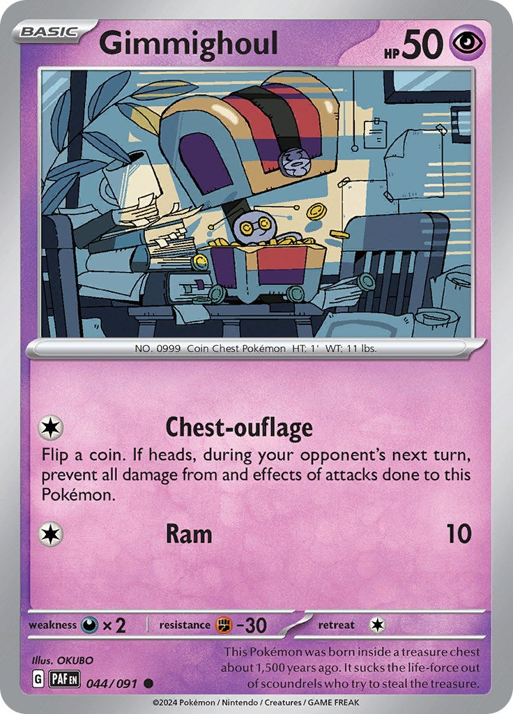 Gimmighoul (044/091) [Scarlet & Violet: Paldean Fates] | Exor Games Bridgewater