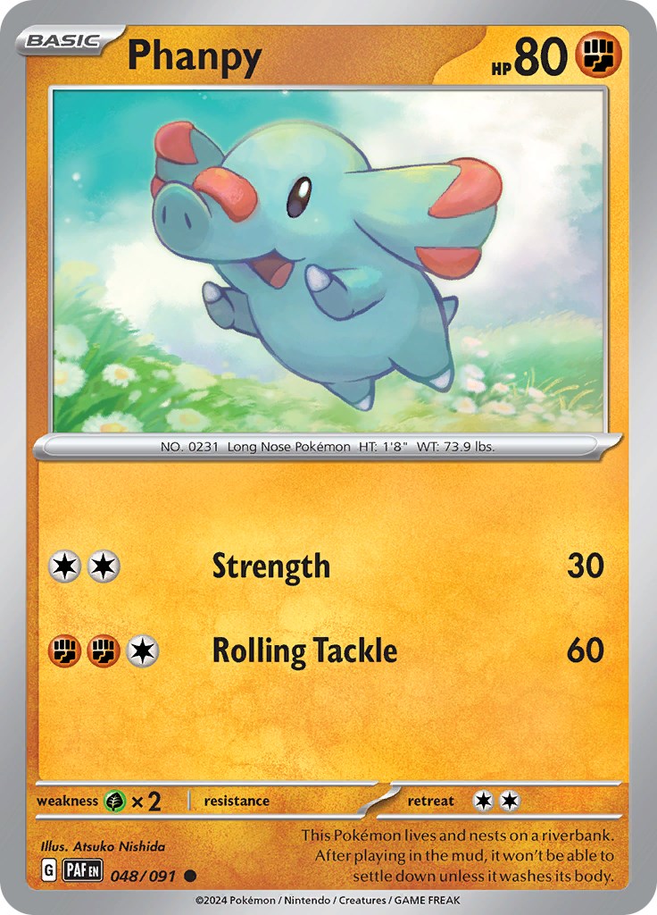 Phanpy (048/091) [Scarlet & Violet: Paldean Fates] | Exor Games Bridgewater