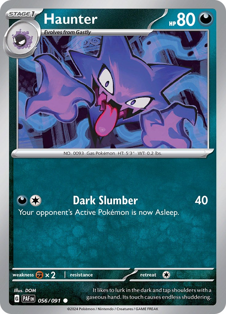 Haunter (056/091) [Scarlet & Violet: Paldean Fates] | Exor Games Bridgewater