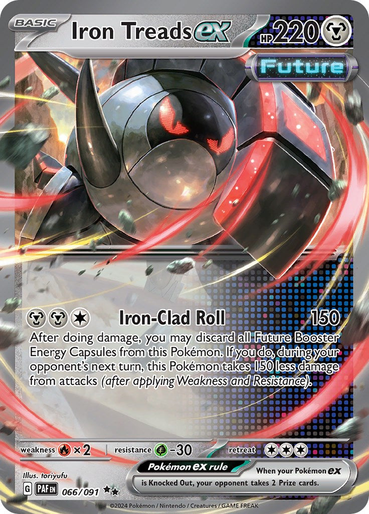 Iron Treads ex (066/091) [Scarlet & Violet: Paldean Fates] | Exor Games Bridgewater