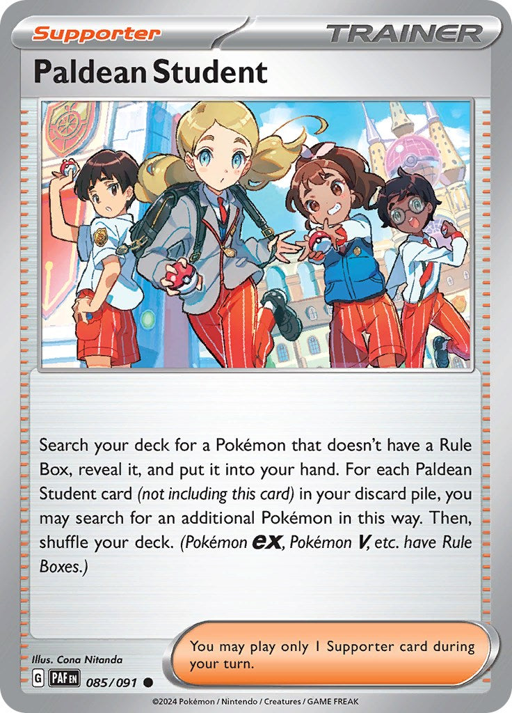 Paldean Student (085/091) [Scarlet & Violet: Paldean Fates] | Exor Games Bridgewater