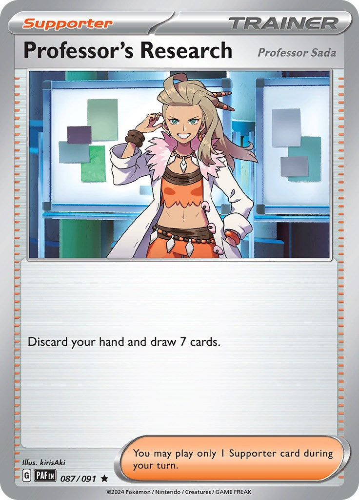 Professor's Research (087/091) [Scarlet & Violet: Paldean Fates] | Exor Games Bridgewater