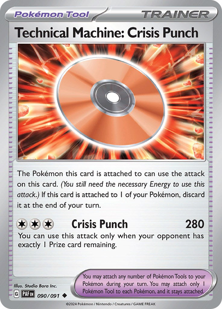 Technical Machine: Crisis Punch (090/091) [Scarlet & Violet: Paldean Fates] | Exor Games Bridgewater