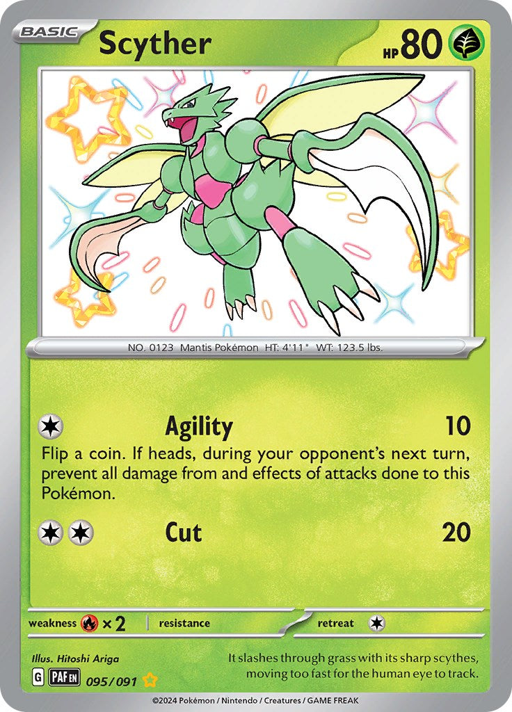 Scyther (095/091) [Scarlet & Violet: Paldean Fates] | Exor Games Bridgewater