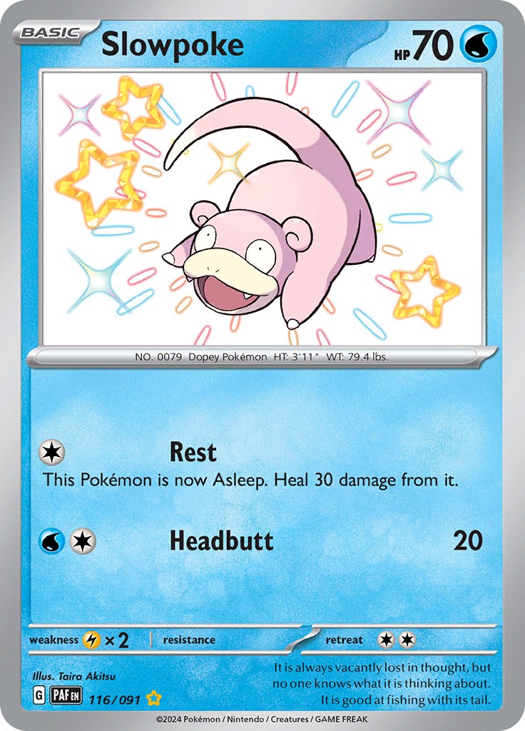 Slowpoke (116/091) [Scarlet & Violet: Paldean Fates] | Exor Games Bridgewater