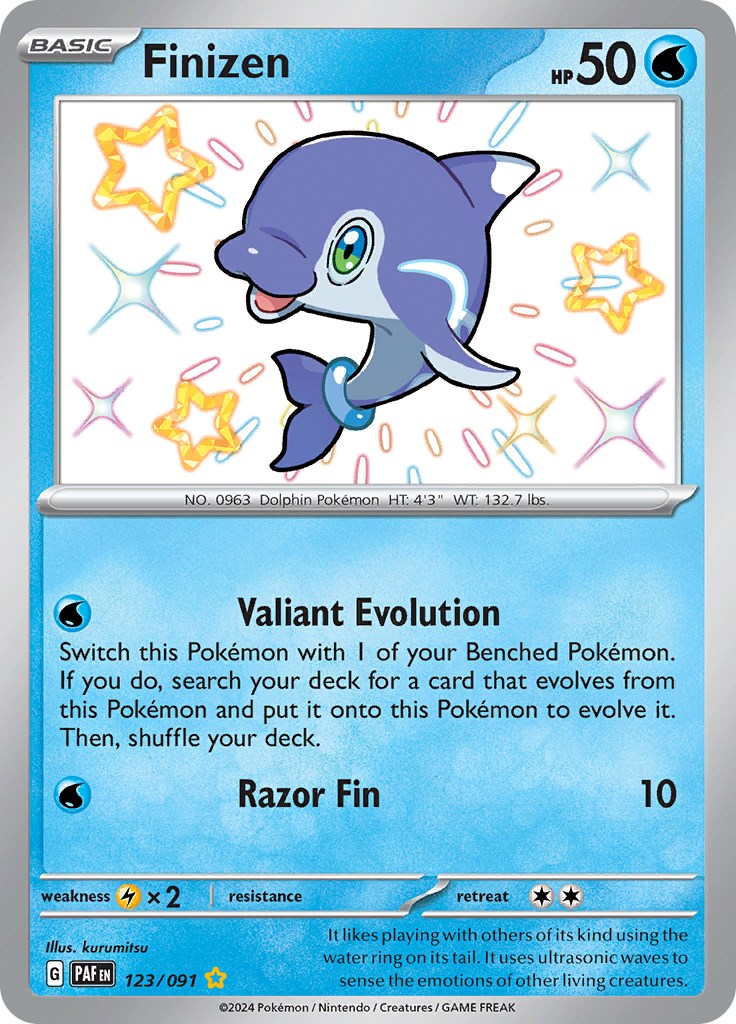 Finizen (123/091) [Scarlet & Violet: Paldean Fates] | Exor Games Bridgewater