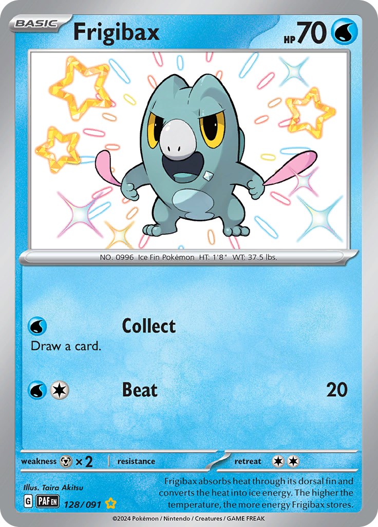 Frigibax (128/091) [Scarlet & Violet: Paldean Fates] | Exor Games Bridgewater