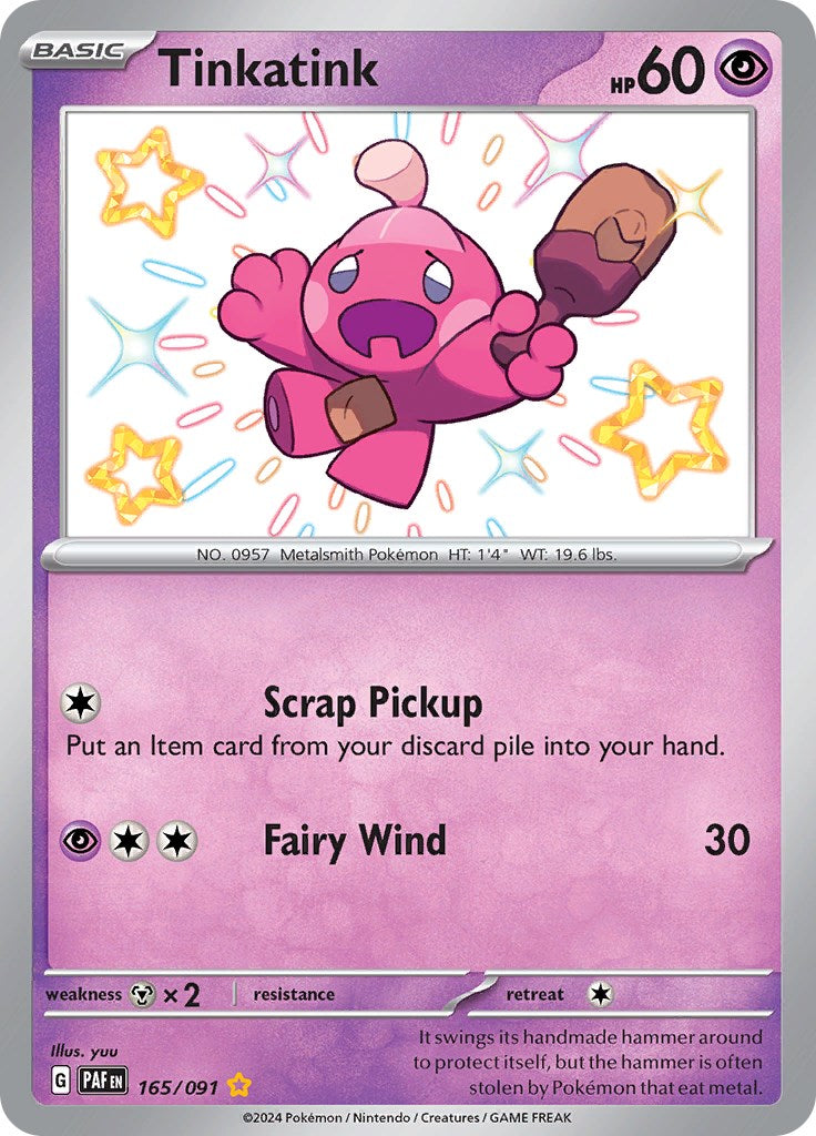 Tinkatink (165/091) [Scarlet & Violet: Paldean Fates] | Exor Games Bridgewater