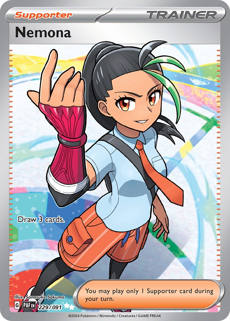 Nemona (229/091) [Scarlet & Violet: Paldean Fates] | Exor Games Bridgewater