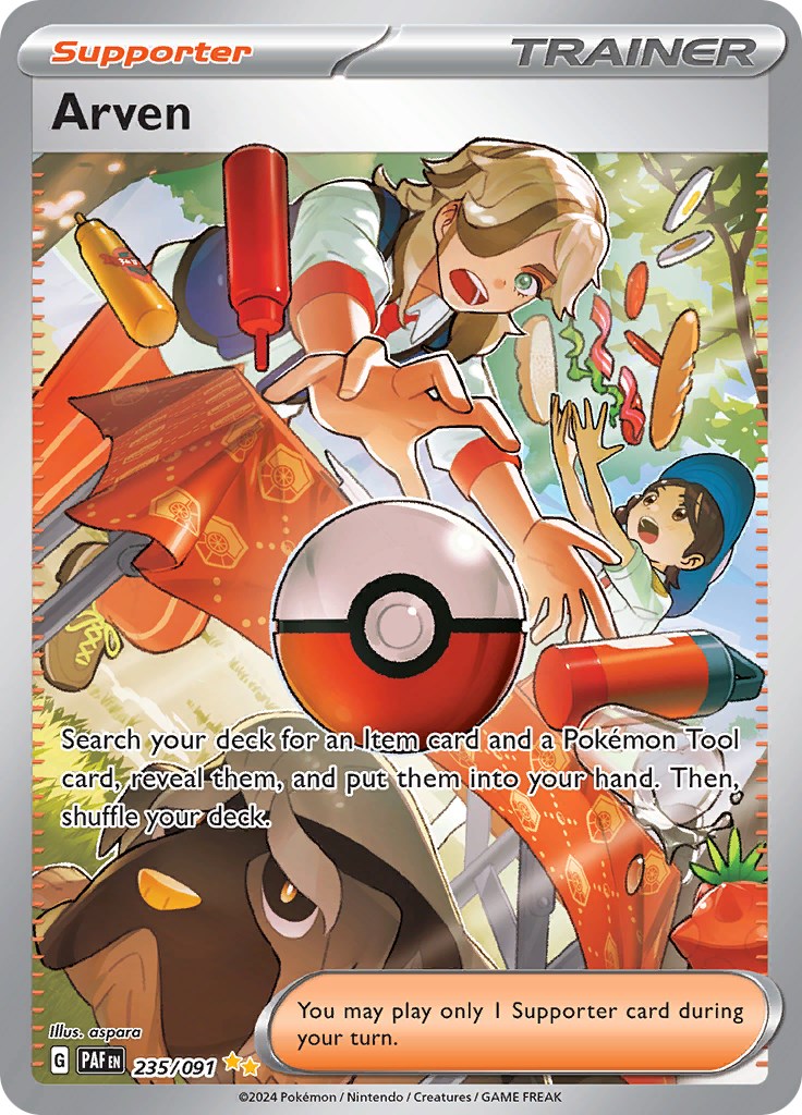 Arven (235/091) [Scarlet & Violet: Paldean Fates] | Exor Games Bridgewater