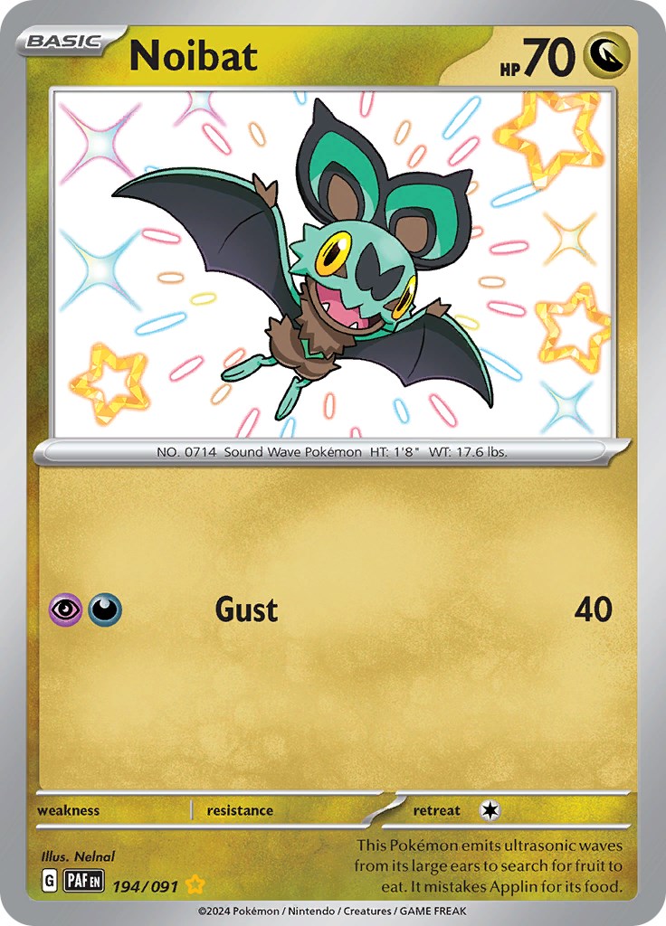 Noibat (194/091) [Scarlet & Violet: Paldean Fates] | Exor Games Bridgewater