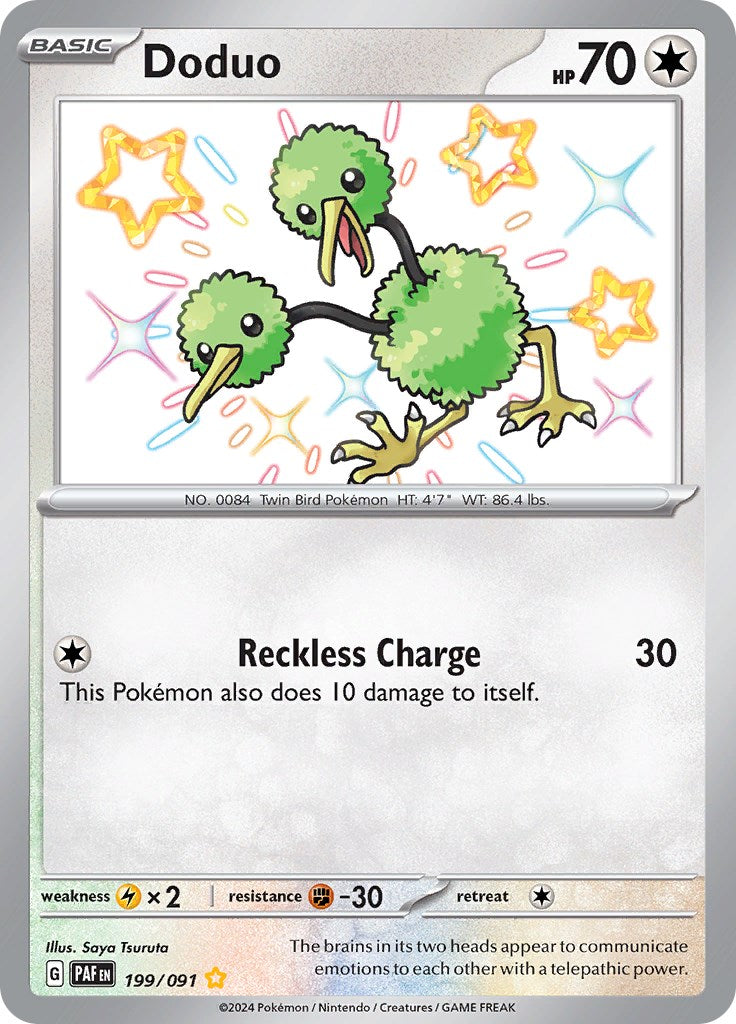 Doduo (199/091) [Scarlet & Violet: Paldean Fates] | Exor Games Bridgewater