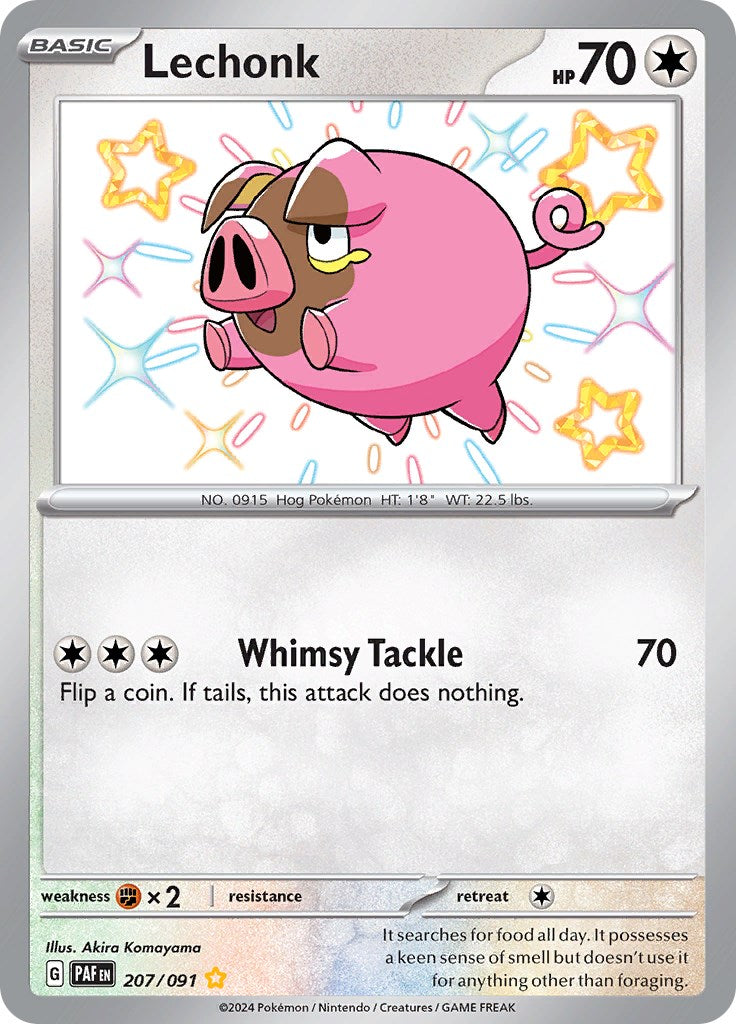 Lechonk (207/091) [Scarlet & Violet: Paldean Fates] | Exor Games Bridgewater