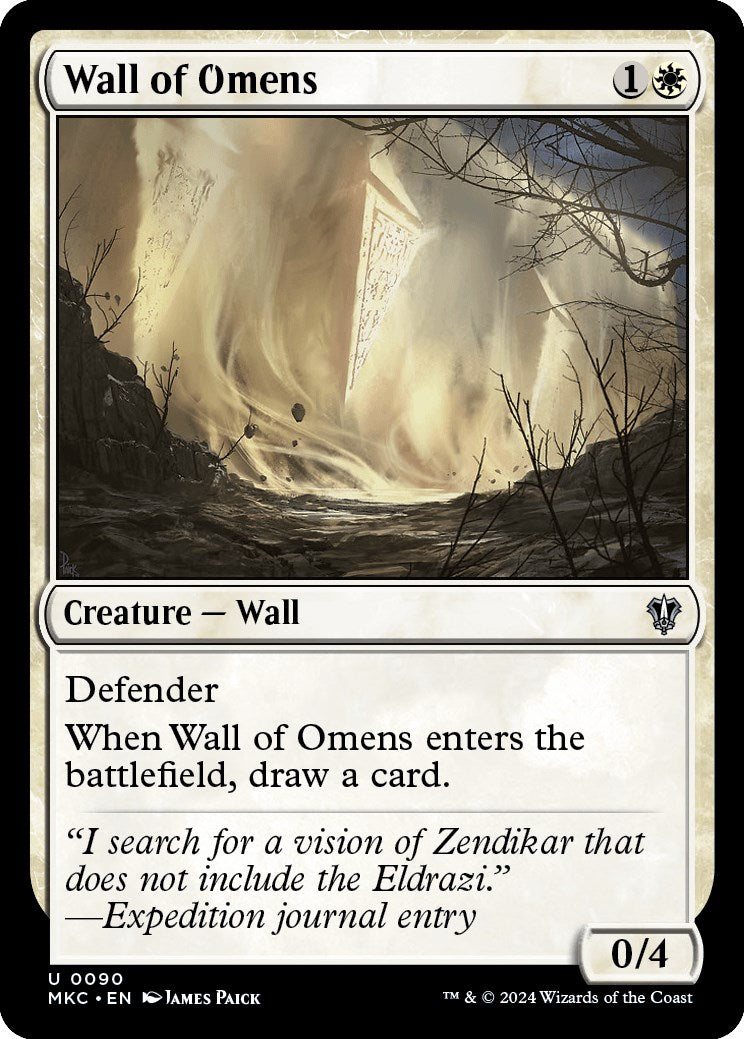 Wall of Omens [Murders at Karlov Manor Commander] | Exor Games Bridgewater