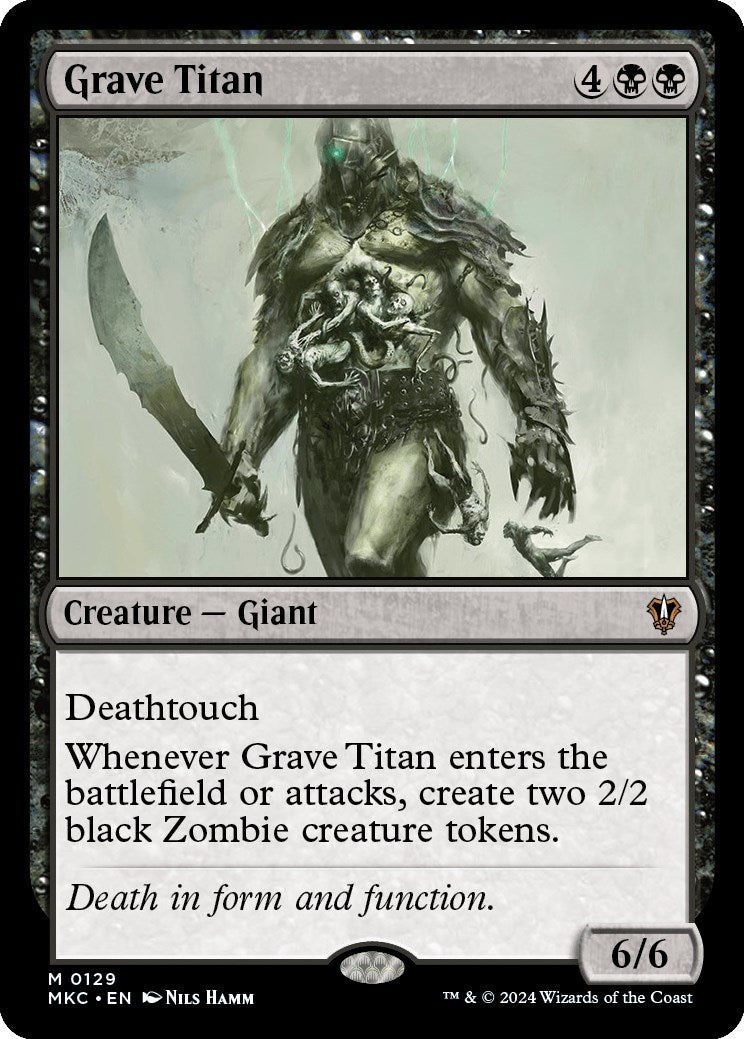 Grave Titan [Murders at Karlov Manor Commander] | Exor Games Bridgewater