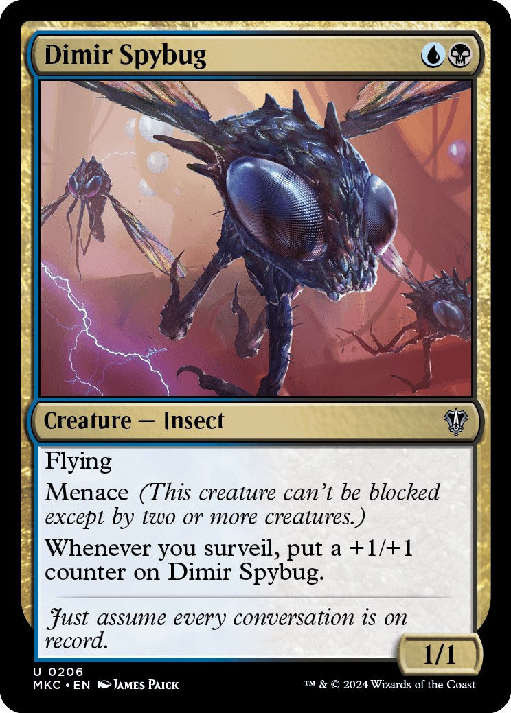 Dimir Spybug [Murders at Karlov Manor Commander] | Exor Games Bridgewater