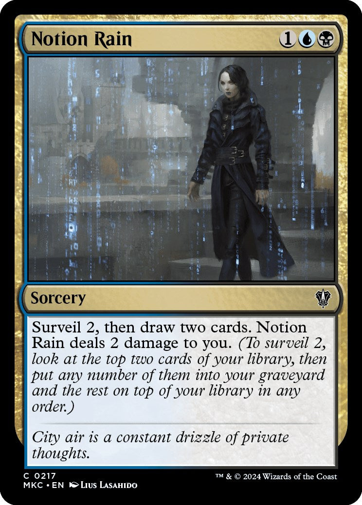 Notion Rain [Murders at Karlov Manor Commander] | Exor Games Bridgewater