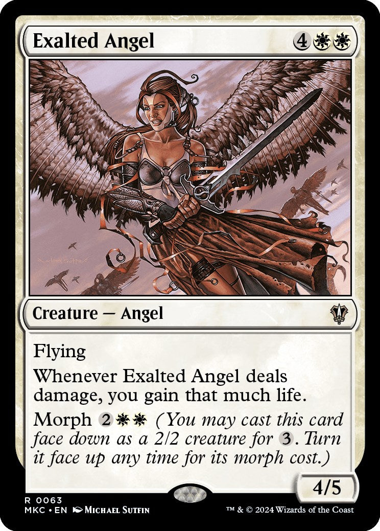 Exalted Angel [Murders at Karlov Manor Commander] | Exor Games Bridgewater