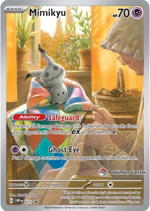 Mimikyu (SVP075)(Pokemon Center Exclusive) [Scarlet & Violet: Black Star Promos] | Exor Games Bridgewater