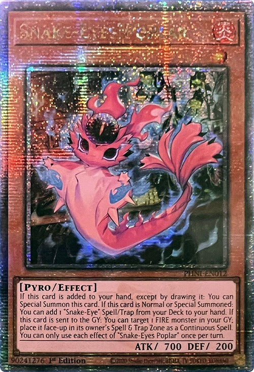 Snake-Eyes Poplar [PHNI-EN012] Quarter Century Secret Rare | Exor Games Bridgewater