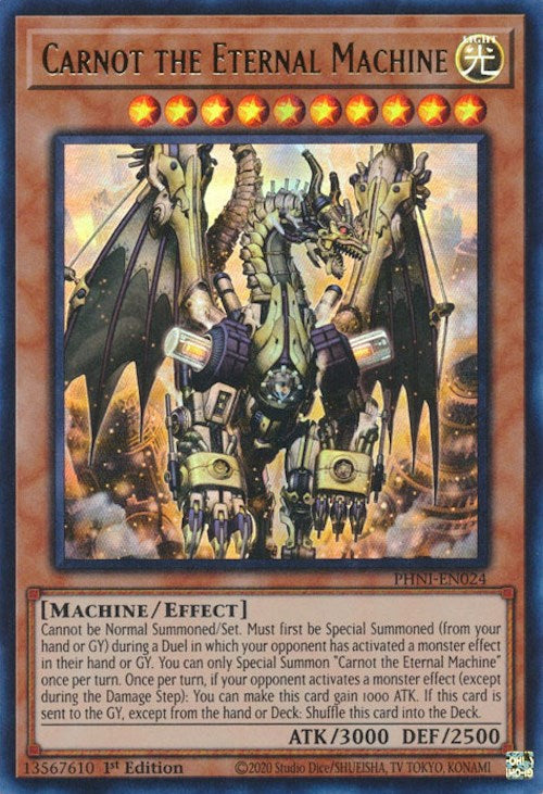 Carnot the Eternal Machine [PHNI-EN024] Ultra Rare | Exor Games Bridgewater