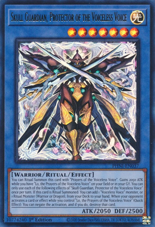 Skull Guardian, Protector of the Voiceless Voice [PHNI-EN037] Ultra Rare | Exor Games Bridgewater