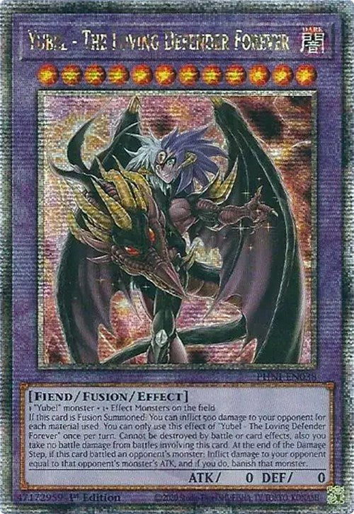 Yubel - The Loving Defender Forever [PHNI-EN038] Quarter Century Secret Rare | Exor Games Bridgewater