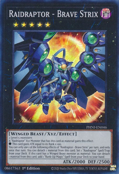 Raidraptor - Brave Strix [PHNI-EN046] Super Rare | Exor Games Bridgewater