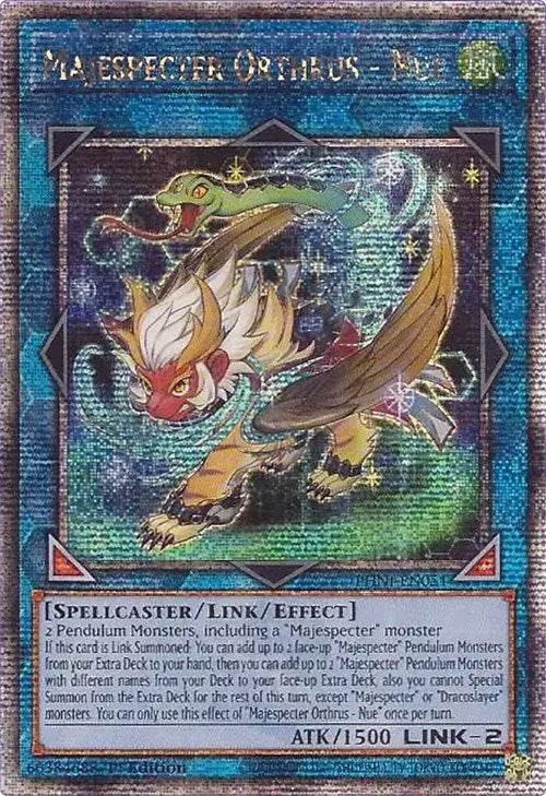 Majespecter Orthrus - Nue [PHNI-EN051] Quarter Century Secret Rare | Exor Games Bridgewater