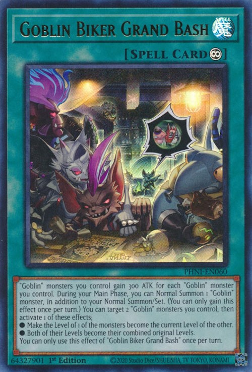 Goblin Biker Grand Bash [PHNI-EN060] Ultra Rare | Exor Games Bridgewater