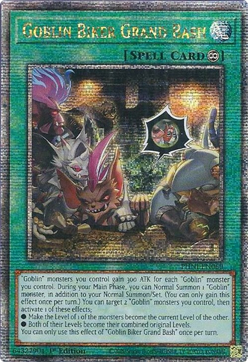 Goblin Biker Grand Bash [PHNI-EN060] Quarter Century Secret Rare | Exor Games Bridgewater