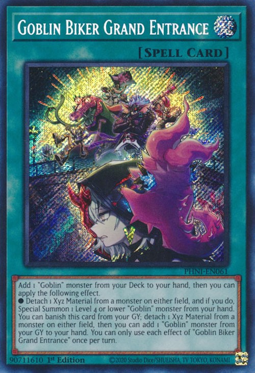 Goblin Biker Grand Entrance [PHNI-EN061] Secret Rare | Exor Games Bridgewater